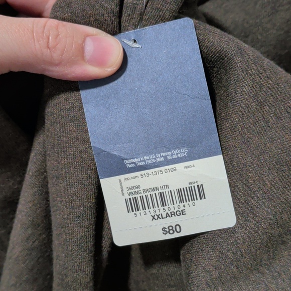 New St John's Bay Brown Jacket - Picture 5 of 6